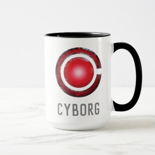 Justizielle Liga | Glühen des Cyborg - Symbols Tasse (Rechts)