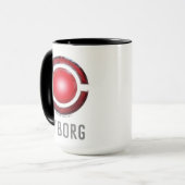 Justizielle Liga | Glühen des Cyborg - Symbols Tasse (Vorderseite Links)