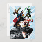 Justizielle Liga - Gruppe 1 Postkarte (Vorne/Hinten)