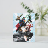 Justizielle Liga - Gruppe 1 Postkarte (Stehend Vorderseite)