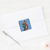 Justizielle Liga - Gruppe 3 Quadratischer Aufkleber (Umschlag)