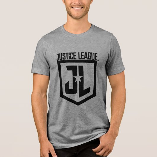 Justizielle Liga | JL Shield Tri-Blend Shirt (Vorderseite)
