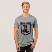 Justizielle Liga | JL Shield Tri-Blend Shirt (Vorderseite voll)