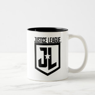 Justizielle Liga   JL Shield Zweifarbige Tasse