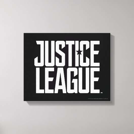 Justizielle Liga | Justice League Logo Leinwanddruck (Vorderseite)