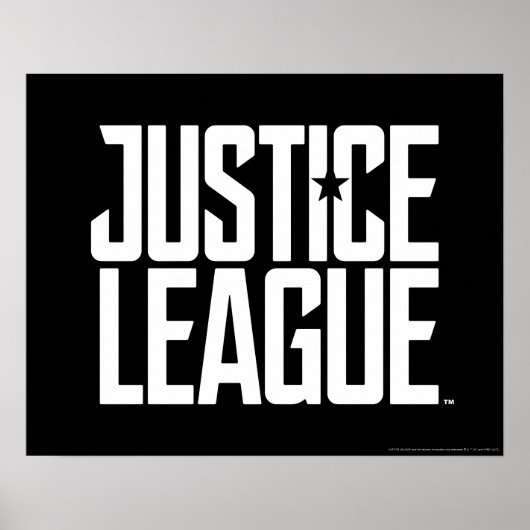 Justizielle Liga | Justice League Logo Poster (Vorne)