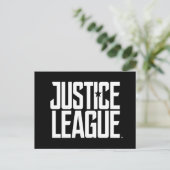 Justizielle Liga | Justice League Logo Postkarte (Stehend Vorderseite)