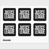 Justizielle Liga | Justice League Logo Quadratischer Aufkleber (Blatt)