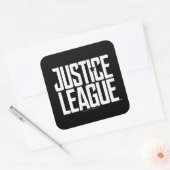 Justizielle Liga | Justice League Logo Quadratischer Aufkleber (Umschlag)