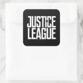 Justizielle Liga | Justice League Logo Quadratischer Aufkleber (Tasche)
