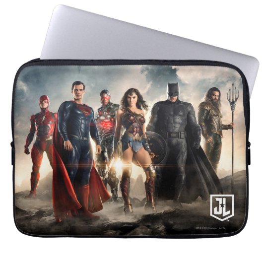 Justizielle Liga | Justizielle Liga für Schlachtfe Laptopschutzhülle (Vorderseite)
