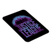 Justizielle Liga | Justizielle Silhouette Stadt Magnet (Rechte Seite)