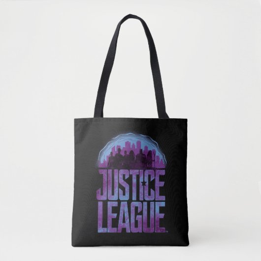 Justizielle Liga | Justizielle Silhouette Stadt Tasche (Vorderseite)