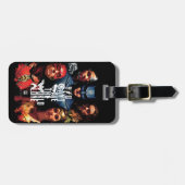 Justizielle Liga | Man kann die Welt nicht allein Gepäckanhänger (Vorderseite horizontal)