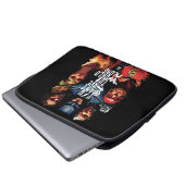 Justizielle Liga | Man kann die Welt nicht allein Laptopschutzhülle (Vorne Knopf)