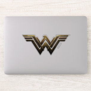 Justizielle Liga   Metallic Wonder Woman Symbol Aufkleber
