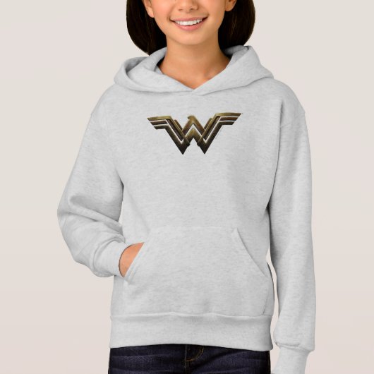 Justizielle Liga | Metallic Wonder Woman Symbol Hoodie (Vorderseite)
