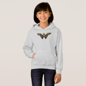 Justizielle Liga | Metallic Wonder Woman Symbol Hoodie (Vorne ganz)