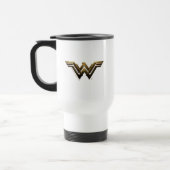 Justizielle Liga | Metallic Wonder Woman Symbol Reisebecher (Links)