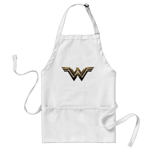 Justizielle Liga | Metallic Wonder Woman Symbol Schürze (Vorne)