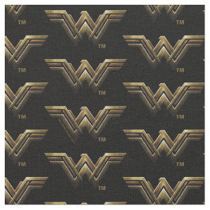 Justizielle Liga Metallic Wonder Woman Symbol Stoff