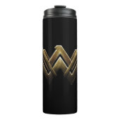 Justizielle Liga | Metallic Wonder Woman Symbol Thermosbecher (Vorderseite)