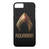 Justizielle Liga | Metallisches Aquaman-Symbol Case-Mate iPhone Hülle (Rückseite)