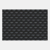 Justizielle Liga | Metallisches Batman-Symbol Geschenkpapier Set (Vorderseite 2)