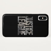 Justizielle Liga | Metallisches Logo der Gerechtig Case-Mate iPhone Hülle (Rückseite (Horizontal))