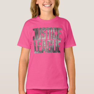 Justizielle Liga Metallisches Logo der Gerechtig T-Shirt