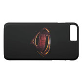 Justizielle Liga | Metallisches Superman-Symbol Case-Mate iPhone Hülle (Rückseite (Horizontal))