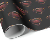 Justizielle Liga | Metallisches Superman-Symbol Geschenkpapier (Rolleneckpunkt)