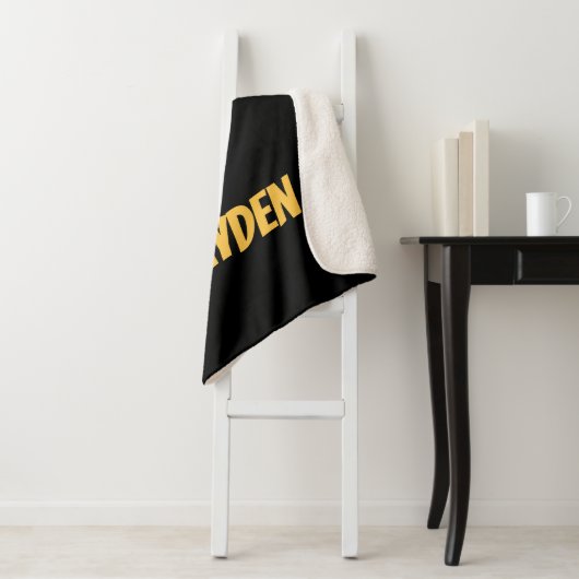 Justizielle Liga | Metallisches Superman-Symbol Sherpadecke (Beispiel)