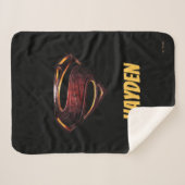Justizielle Liga | Metallisches Superman-Symbol Sherpadecke (Vorderseite (Horizontal))