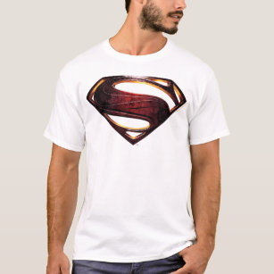 Justizielle Liga   Metallisches Superman-Symbol T-Shirt