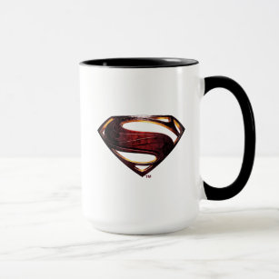Justizielle Liga   Metallisches Superman-Symbol Tasse
