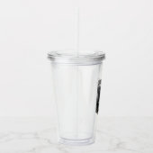 Justizielle Liga | Metallschild Acryltrinkbecher (Rechts)