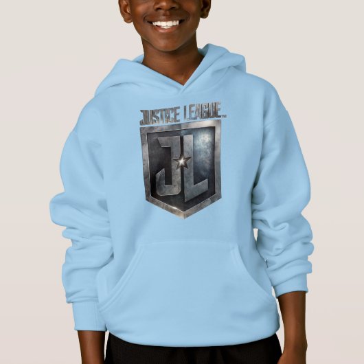 Justizielle Liga | Metallschild Hoodie (Vorderseite)