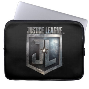 Justizielle Liga   Metallschild Laptopschutzhülle