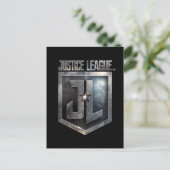 Justizielle Liga | Metallschild Postkarte (Stehend Vorderseite)