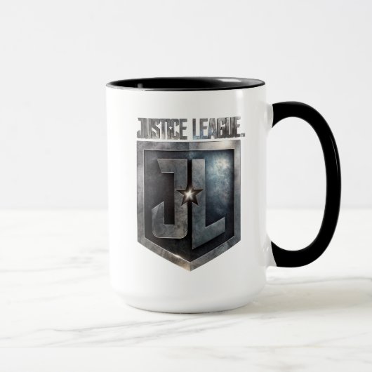 Justizielle Liga | Metallschild Tasse (Rechts)