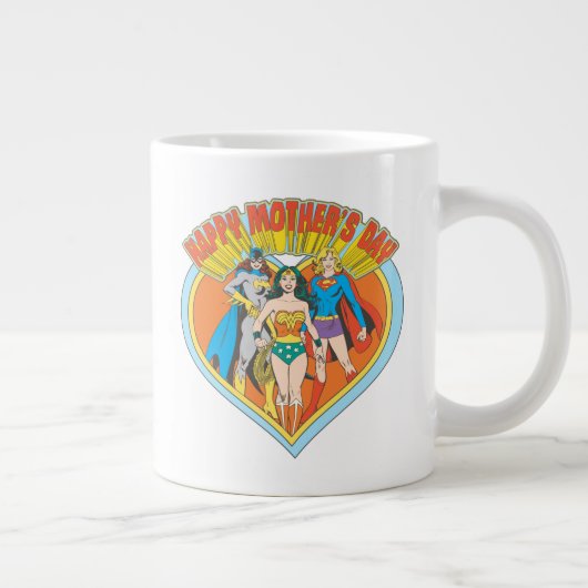 Justizielle Liga | Muttertag glücklich Jumbo-Tasse (Rechts)