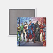 Justizielle Liga | Neue 52 "Gerechtigkeitsliga"-Re Magnet (Vorderseite/Rückseite)