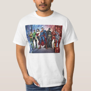 Justizielle Liga   Neue 52 "Gerechtigkeitsliga"-Re T-Shirt