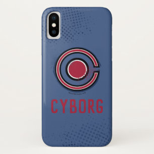 Justizielle Liga Pinsel und Halftone Cyborg - Sy Case-Mate iPhone Hülle