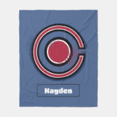 Justizielle Liga | Pinsel und Halftone Cyborg - Sy Fleecedecke (Vorderseite)