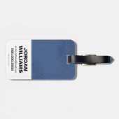 Justizielle Liga | Pinsel und Halftone Cyborg - Sy Gepäckanhänger (Rückseite horizontal)