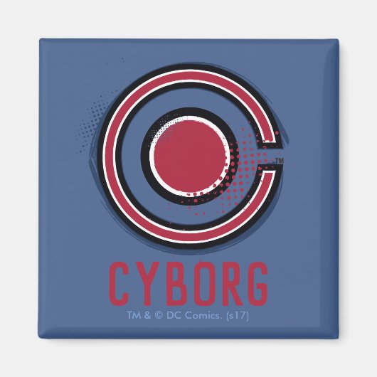 Justizielle Liga | Pinsel und Halftone Cyborg - Sy Magnet (Vorne)