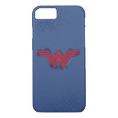 Justizielle Liga | Pinsel Wonder Woman Symbol Case-Mate iPhone Hülle (Rückseite)