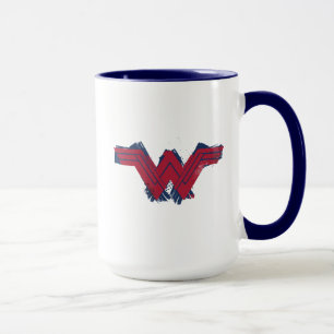 Justizielle Liga   Pinsel Wonder Woman Symbol Tasse